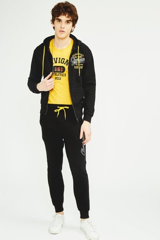 Sweater met Capuchon en Joggingbroek - Zwart