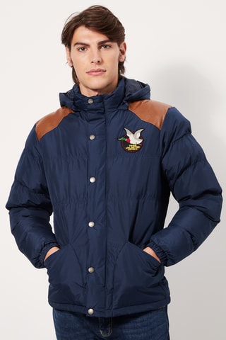 Gewatteerde Jas Marineblauw