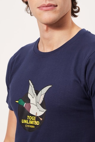 T-shirt Marineblauw