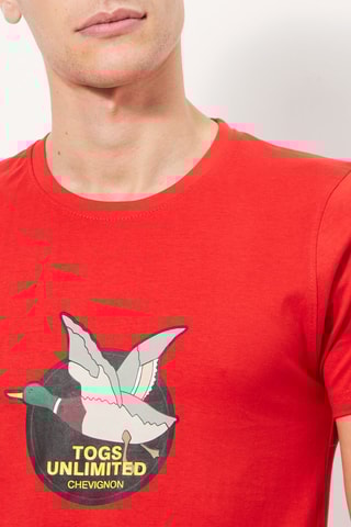 T-shirt Rood