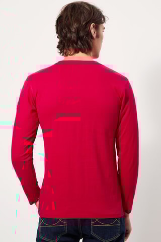 T-shirt Bordeauxrood
