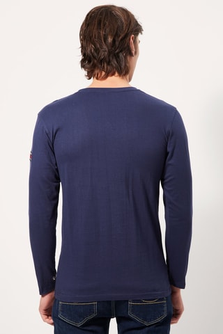 T-shirt Marineblauw