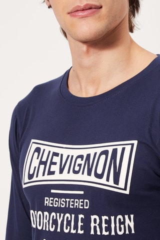 T-shirt Marineblauw