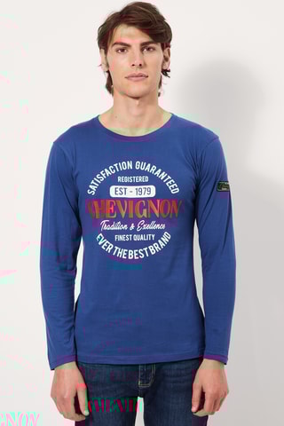 T-shirt Marineblauw