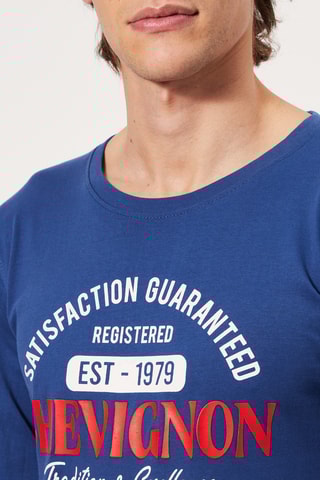 T-shirt Marineblauw