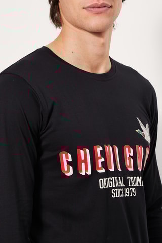 T-shirt Zwart