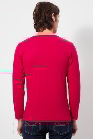 T-shirt Bordeauxrood