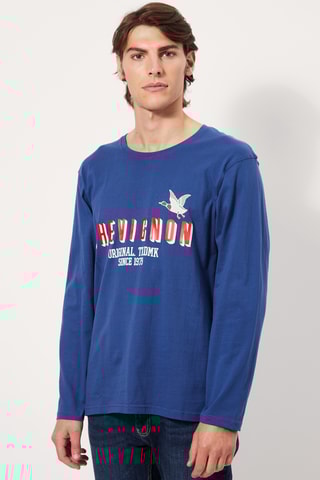 T-shirt Blauw