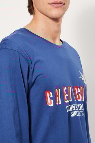 T-shirt Blauw