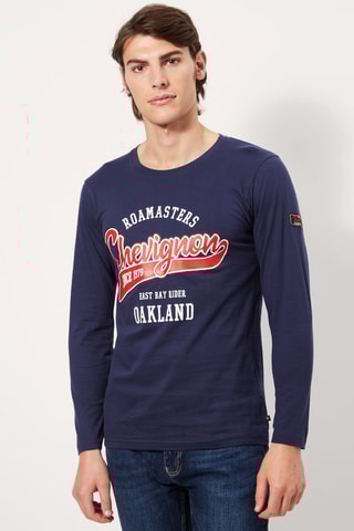 T-shirt Marineblauw