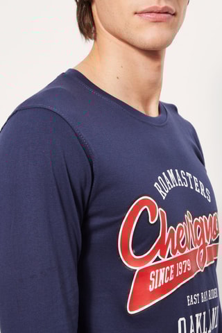 T-shirt Marineblauw