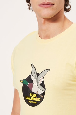 T-shirt Geel