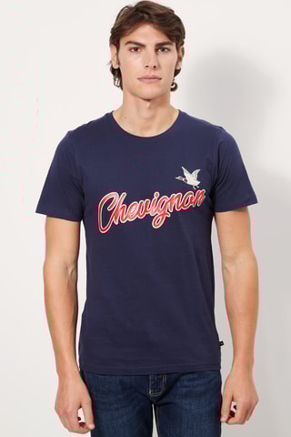 T-shirt Marineblauw