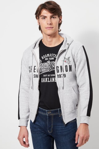 Sweater met Capuchon Grijs