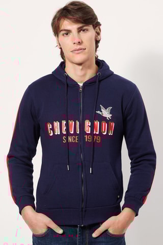Sweater met Capuchon Marineblauw