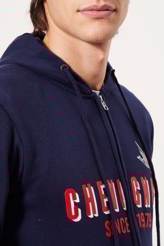 Sweater met Capuchon Marineblauw