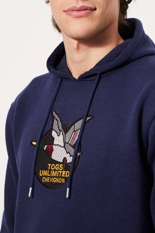 Sweater met Capuchon Marineblauw