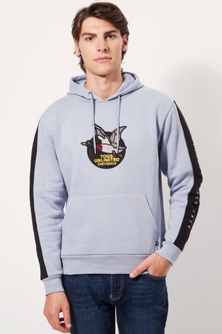 Sweater met Capuchon Lichtblauw