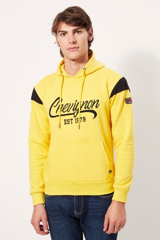 Sweater met Capuchon Geel