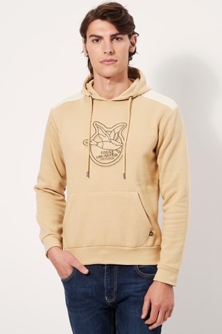 Sweater met Capuchon Beige