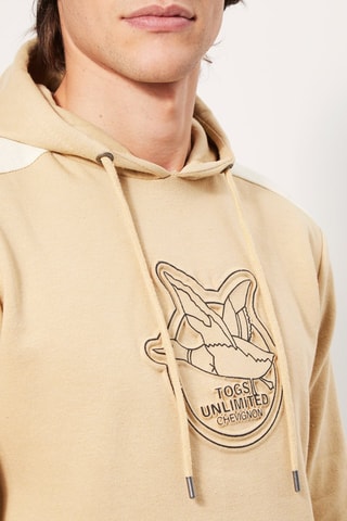 Sweater met Capuchon Beige