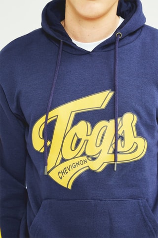 Sweater met Capuchon en Joggingbroek Marineblauw en Geel