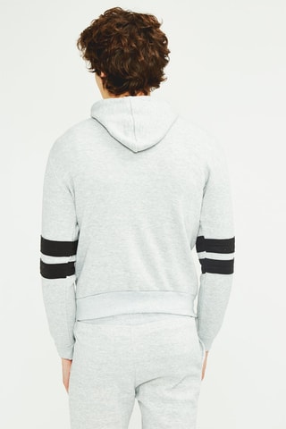 Sweater met Capuchon en Joggingbroek Grijs en Zwart
