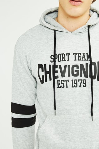 Sweater met Capuchon en Joggingbroek Grijs en Zwart