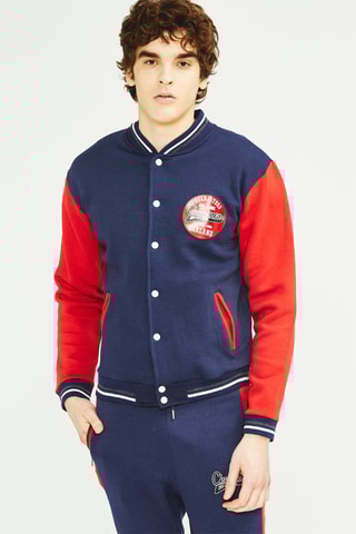 Baseball Jasje en Joggingbroek - Blauw en Rood 