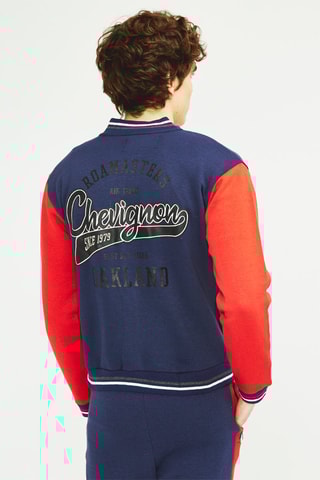 Baseball Jasje en Joggingbroek - Blauw en Rood 
