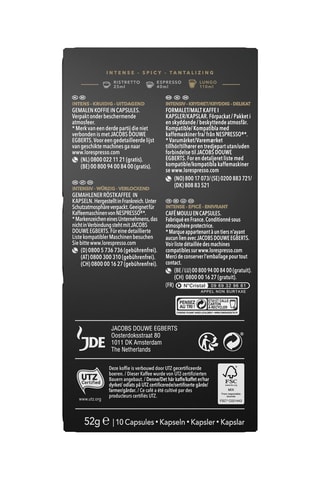 Café Espresso Lungo Profondo Intensidade 8 - 10 cápsulas