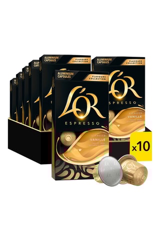 Café Capsules L'Or Espresso Vanille - 10 capsules compatibles Nespresso®*