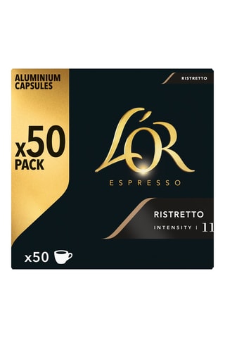 Café Espresso Ristretto Intensidade 11 50 cápsulas compatíveis Nespresso®