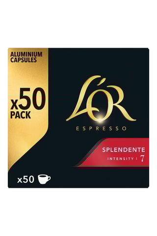 Café Espresso Splendente Intensidade 7 50 cápsulas compatíveis Nespresso®