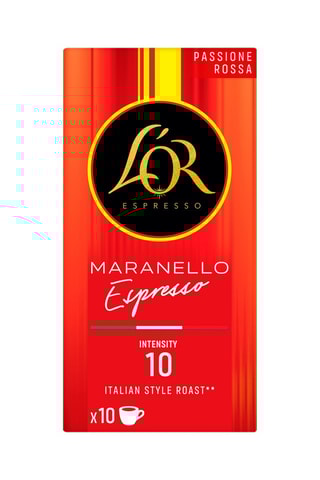 Café L'Or Espresso Maranello Espresso - Intensidade 10 - 10 cápsulas compatíveis Nespresso®