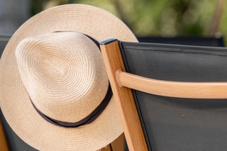 6 chaises de jardin pliantes - Gris et naturel - 57 x 47 x 88 cm - 110 kg