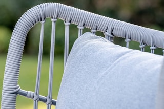 Salon de jardin Chestnut - 4 places - Canapé - 2 chaises - Table basse 110 x 60 x 41 cm