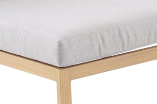 Salon de jardin d'angle Balmo - 6 places - Canapé - Table - 134,5 x 82,5 x 66,5 cm