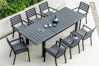 Table extensible Vasco - Jusqu'à 10 places - 180-240 x 100 x 76 cm
