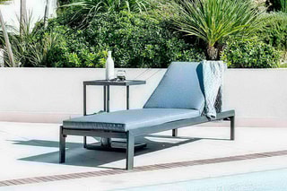 2 chaises longues Hibiscus - 198 x 67 x 30 cm