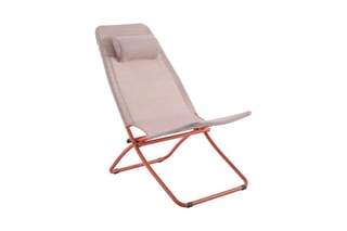 6 chiliennes Viva - Corail - 85 x 56 x 85 cm