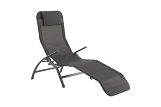 6 fauteuils de jardin Sao - Anthracite - 152 x 98 x 68 cm