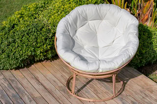 Fauteuil œuf Linho Cocoon - 87 x 98 x 82 cm
