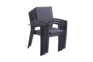 6 fauteuils empilables Confort - 59 x 56 x 88 cm