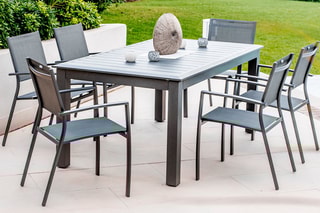 6 fauteuils empilables Confort - 59 x 56 x 88 cm