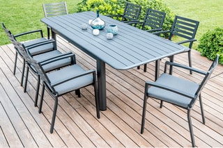 6 fauteuils empilables - 61 x 57 x 85 cm