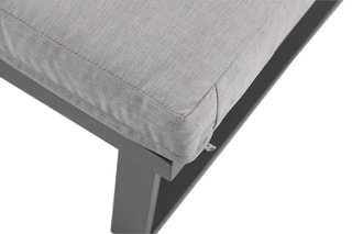 Salon de jardin modulable Vento - 4 places - 2 canapés - 2 tables multipostions - 69 x 35 x 31,5 cm