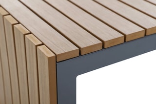 Salon de jardin modulable Vento - 4 places - 2 canapés - 2 tables multipostions - 69 x 35 x 31,5 cm