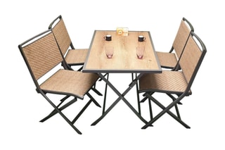 Ensemble de jardin - 6 places  - Table 150 x 71 x 80 cm - 6 chaises