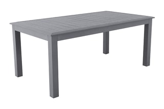 Ensemble de jardin Vasco - 8 places - Extensible - Empilable - Table extensible 180-240 x 100 x 76 cm - 8 fauteuils empilables